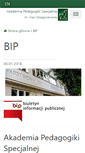 Mobile Screenshot of bip.aps.edu.pl